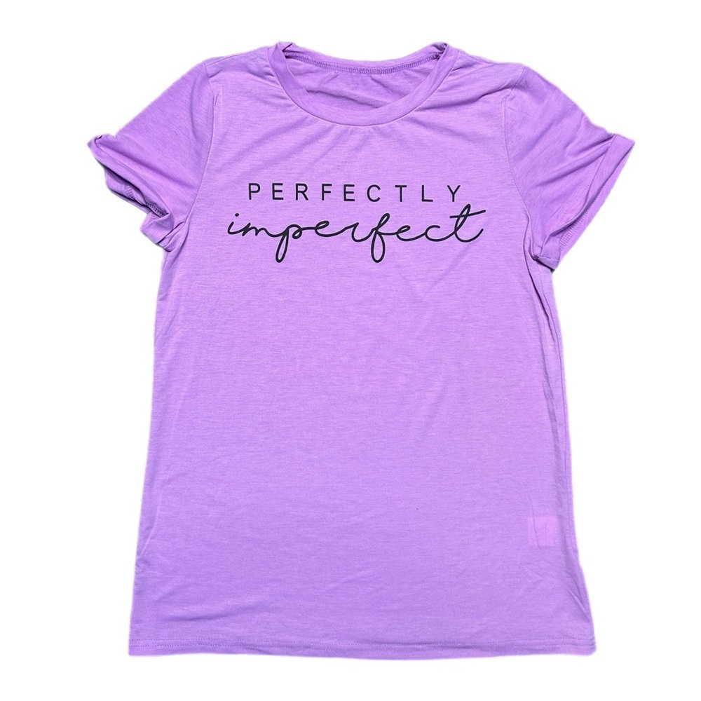 Perfectly Imperfect Lavender Graphic Tee - Women